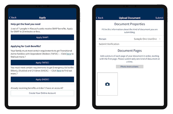 SNAP application example